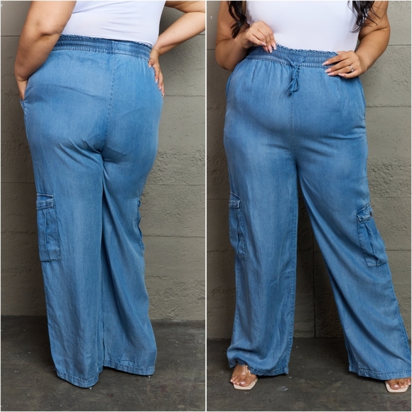 Denim Cargo Pants - Picture 5 of 14